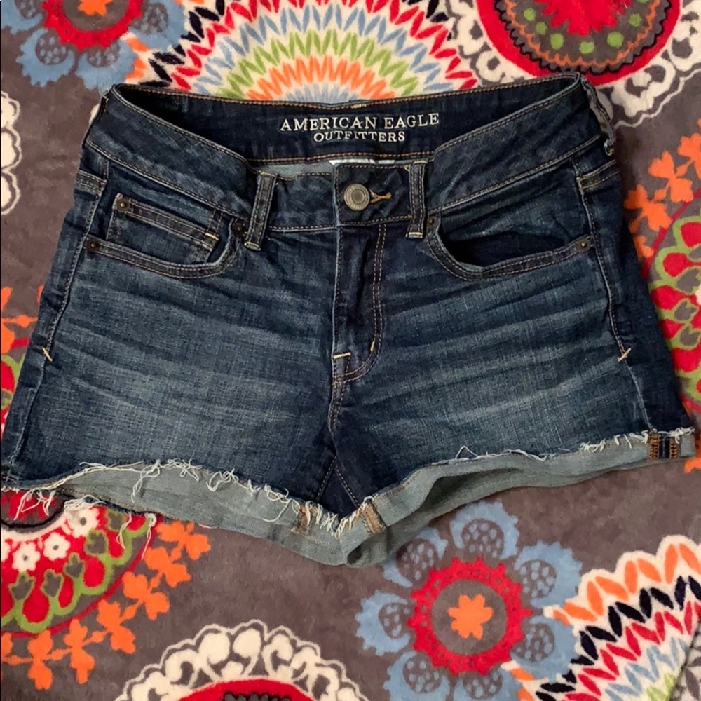 American Eagle denim shorts, size 6